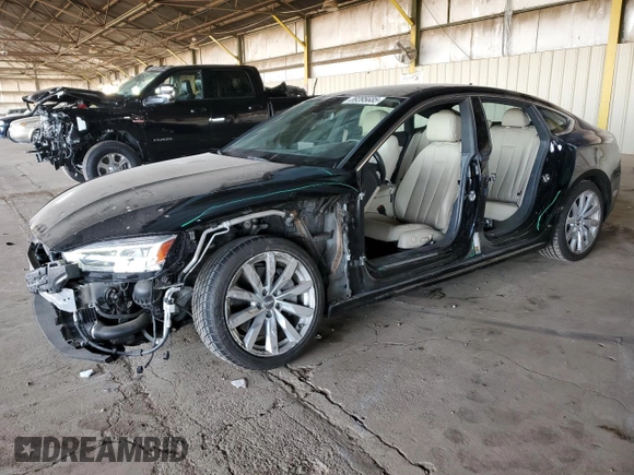 2018 Audi A5 Sportback Prestige with VIN WAUCNCF52JA049969, listed as a Copart auction lot 89395685 with 81,274 mi miles and Salvage Title. Bid and sale history available at carsss.com. Image 1.