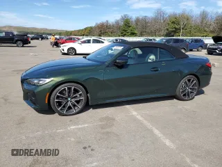 2021 BMW 4 Series 430i with VIN WBA23AT07MCG77035, listed as a Copart auction lot 71605254 with 21,823 mi miles and Salvage title. Bid and sale history available at DreamBid. Image 1.