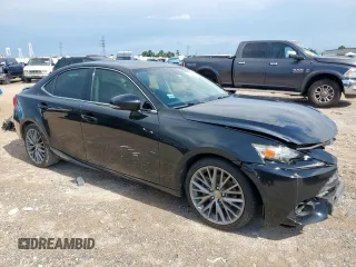 2014 Lexus IS 250 with VIN JTHBF1D29E5030695, listed as a Copart auction lot 61001615 with 98,269 mi miles and Salvage title. Bid and sale history available at DreamBid. Image 4.