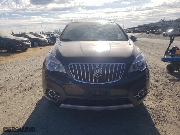 2016 Buick Encore Leather with VIN KL4CJCSB3GB572828, listed as a Copart auction lot 60502714 with 91,621 mi miles and Salvage Title. Bid and sale history available at carsss.com. Image 5.