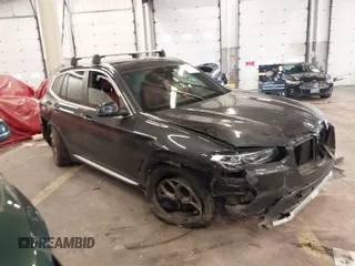 2022 BMW X3 xDrive30i with VIN 5UX53DP09N9K75829, listed as a IAAI auction lot 41646561 with Not Provided miles and . Bid and sale history available at DreamBid. Image 1.