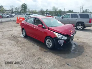 2017 Hyundai Accent SE with VIN KMHCT4AE3HU376150, listed as a IAAI auction lot 41943771 with 1 mi miles. Bid and sale history available at carsss.com. Image 1.