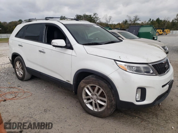 2014 Kia Sorento LX with VIN 5XYKTDA79EG528348, listed as a Copart auction lot 47829615 with 164,087 mi miles and Clean Title. Bid and sale history available at carsss.com. Image 4.