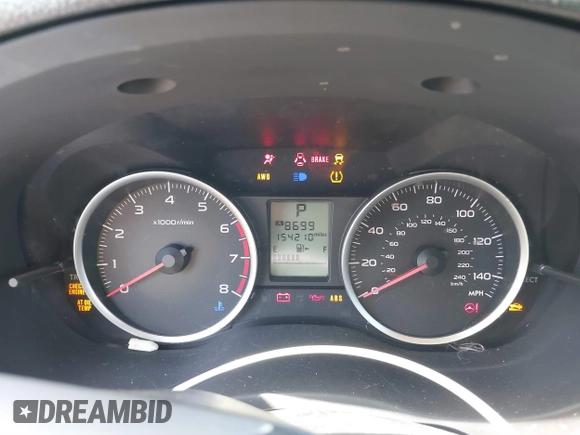 2014 Subaru Forester 2.5i Premium with VIN JF2SJADC5EH488307, listed as a IAAI auction lot 41822778 with 154,210 mi miles. Bid and sale history available at carsss.com. Image 7.