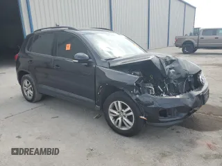 2017 Volkswagen Tiguan S with VIN WVGAV7AX8HK038419, listed as a Copart auction lot 53776155 with 72,006 mi miles and Salvage Title. Bid and sale history available at DreamBid. Image 4.