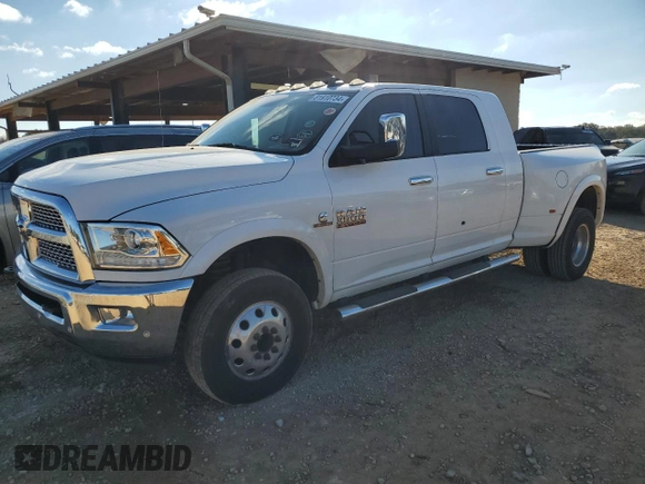 2018 Ram 3500 Laramie with VIN 3C63RRML8JG199802, listed as a Copart auction lot 81910734 with 239,139 mi miles and Salvage Title. Bid and sale history available at carsss.com. Image 1.