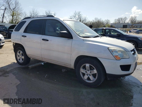 2009 Kia Sportage LX with VIN KNDJE723497584381, listed as a Copart auction lot 51685325 with 166,103 mi miles and Salvage Title. Bid and sale history available at carsss.com. Image 4.