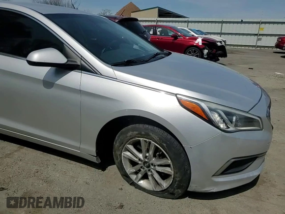 2016 Hyundai Sonata SE with VIN 5NPE24AFXGH387194, listed as a Copart auction lot 53805575 with 168,158 mi miles and Salvage Title. Bid and sale history available at carsss.com. Image 13.