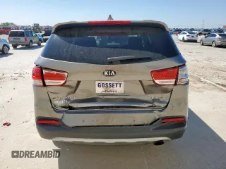 2017 Kia Sorento EX V6 with VIN 5XYPH4A53HG308066, listed as a Copart auction lot 52201395 with 119,910 mi miles and Salvage Title. Bid and sale history available at carsss.com. Image 6.
