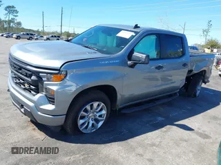 2025 Chevrolet Silverado 1500 Custom with VIN 1GCPABEK8SZ201449, listed as a IAAI auction lot 41742273 with 244 mi miles and . Bid and sale history available at DreamBid. Image 17.