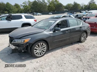 2016 Acura RLX Tech Pkg with VIN JH4KC1F55GC000317, listed as a Copart auction lot 71071264 with 107,861 mi miles and Salvage Title. Bid and sale history available at carsss.com. Image 1.