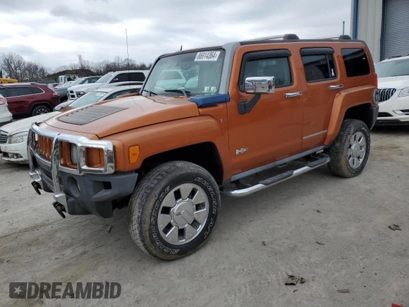 2007 Hummer H3 SUV with VIN 5GTDN13E078112091, listed as a Copart auction lot 86914364 with 87,238 mi miles and Clean Title. Bid and sale history available at DreamBid. Image 1.