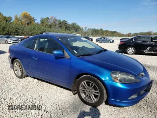 2005 Acura RSX with VIN JH4DC54885S002515, listed as a Copart auction lot 80647994 with 138,461 mi miles and Salvage Title. Bid and sale history available at carsss.com. Image 4.