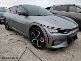 2022 Kia EV6 GT-Line with VIN KNDC4DLC4N5080878, listed as a Copart auction lot 76063514 with 0 mi miles and Non Repairable. Bid and sale history available at carsss.com. Image 4.