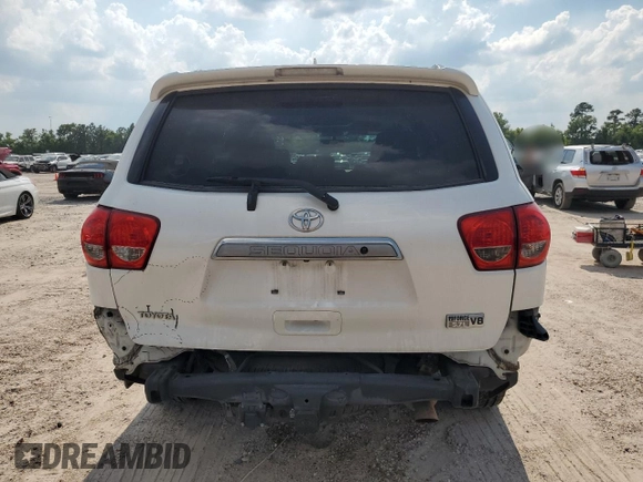 2010 Toyota Sequoia Platinum with VIN 5TDYY5G19AS025923, listed as a Copart auction lot 58679664 with 240,409 mi miles and Salvage Title. Bid and sale history available at carsss.com. Image 6.