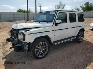2024 Mercedes-Benz G 63 AMG z VIN W1NYC7HJ8RX510660, wystawiony jako Copart lot #53357895 z przebiegiem Nie podano mil oraz Szkoda całkowita • Salvage title. Historia ofert i sprzedaży dostępna na DreamBid. Obrazek 1.
