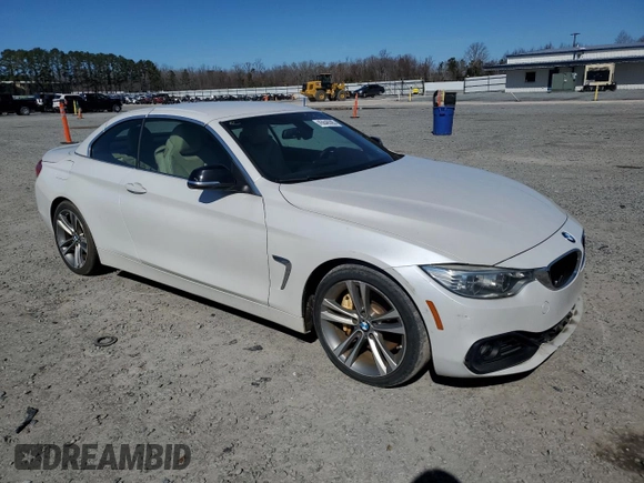 2015 BMW 4 Series 435i with VIN WBA3T3C57FP738646, listed as a Copart auction lot 45648395 with 90,791 mi miles and Clean Title. Bid and sale history available at carsss.com. Image 4.