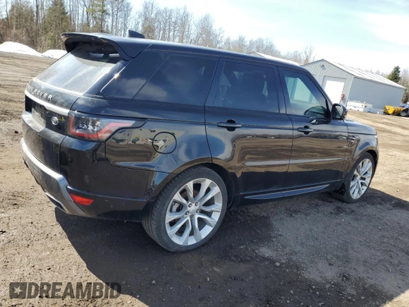 2019 Land Rover Range Rover Sport HSE with VIN SALWR2RK0KA843251, listed as a Copart auction lot 48975475 with 95,048 mi miles and Clean Title. Bid and sale history available at carsss.com. Image 3.