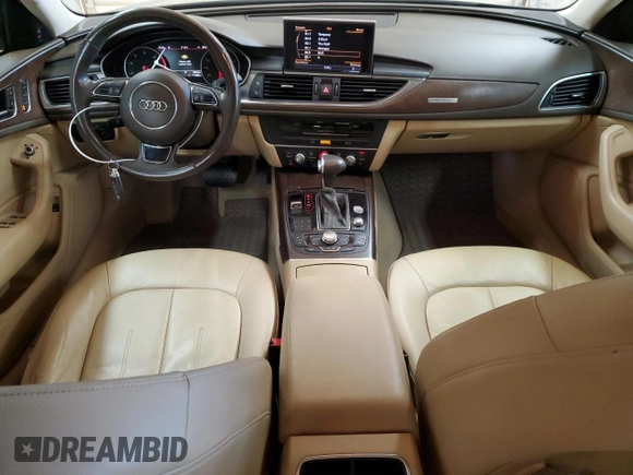 2012 Audi A6 Premium Plus with VIN WAUGGAFC6CN168991, listed as a Copart auction lot 47970195 with 117,628 mi miles and Salvage title. Bid and sale history available at DreamBid. Image 8.