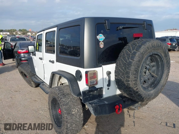 2017 Jeep Wrangler Unlimited Sport with VIN 1C4HJWDG1HL580136, listed as a IAAI auction lot 41193905 with 63,875 mi miles. Bid and sale history available at carsss.com. Image 3.