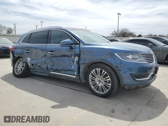 2018 Lincoln MKX Reserve with VIN 2LMPJ6LR0JBL20721, listed as a Copart auction lot 49153305 with 101,289 mi miles and Salvage Title. Bid and sale history available at DreamBid. Image 4.