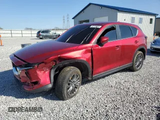 2020 Mazda CX-5 Sport with VIN JM3KFABM5L0763270, listed as a Copart auction lot 50198665 with 0 mi miles and Salvage Title. Bid and sale history available at carsss.com. Image 1.