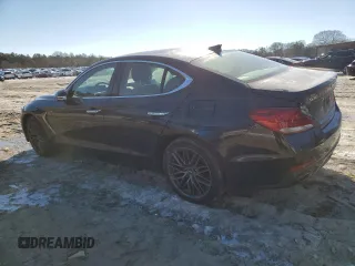 2019 Genesis G70 3.3T Advanced with VIN KMTG34LE9KU023200, listed as a Copart auction lot 88573435 with 26,847 mi miles and Salvage Title. Bid and sale history available at carsss.com. Image 2.