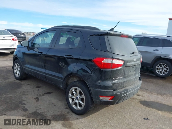 2018 Ford EcoSport SE with VIN MAJ6P1ULXJC228707, listed as a IAAI auction lot 41630469 with 91,070 mi miles. Bid and sale history available at carsss.com. Image 3.