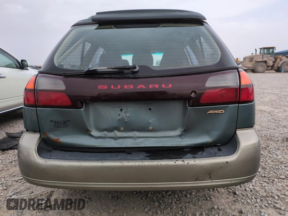2001 Subaru Legacy Outback with VIN 4S3BH675717659403, listed as a Copart auction lot 43959935 with 298,337 mi miles and Salvage title. Bid and sale history available at DreamBid. Image 6.