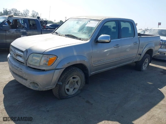 2005 Toyota Tundra SR5 with VIN 5TBET341X5S464119, listed as a IAAI auction lot 40121832 with 185,454 mi miles. Bid and sale history available at carsss.com. Image 2.