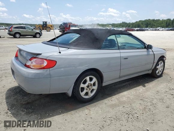 2002 Toyota Solara SE with VIN 2T1FF28P02C589503, listed as a Copart auction lot 63686544 with 270,767 mi miles and Salvage Title. Bid and sale history available at DreamBid. Image 3.