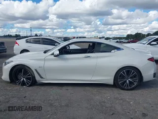 2020 Infiniti Q60 Luxe with VIN JN1EV7EK2LM340406, listed as a IAAI auction lot 41641294 with 35,239 mi miles and . Bid and sale history available at carsss.com. Image 14.
