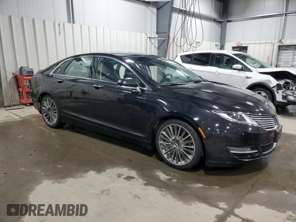 2014 Lincoln MKZ with VIN 3LN6L2J92ER819962, listed as a Copart auction lot 45731245 with 181,906 mi miles and Salvage Title. Bid and sale history available at carsss.com. Image 4.