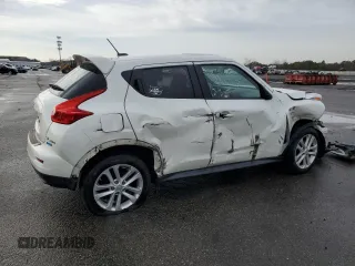 2014 Nissan Juke SV with VIN JN8AF5MV1ET360040, listed as a Copart auction lot 43237315 with Not Provided miles and Salvage Title. Bid and sale history available at DreamBid. Image 3.