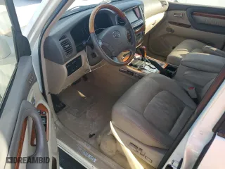 2003 Lexus LX 470 with VIN JTJHT00W833533180, listed as a Copart auction lot 75102374 with 0 mi miles and Non Repairable. Bid and sale history available at carsss.com. Image 8.