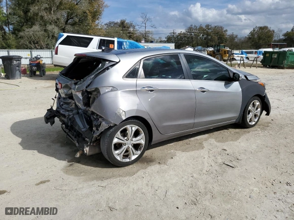 2014 Hyundai Elantra GT with VIN KMHD35LH0EU199182, listed as a Copart auction lot 47744015 with 121,324 mi miles and Salvage Title. Bid and sale history available at carsss.com. Image 3.