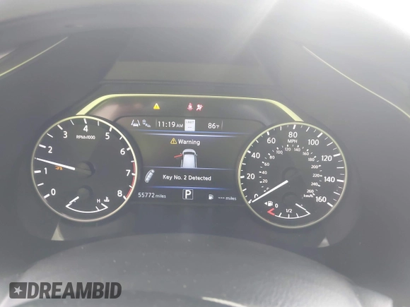 2019 Nissan Murano S with VIN 5N1AZ2MJ2KN123499, listed as a IAAI auction lot 41915232 with 55,772 mi miles and . Bid and sale history available at DreamBid. Image 7.