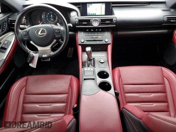 2017 Lexus RC with VIN JTHSM5BC4H5002509, listed as a Copart auction lot 86573324 with 65,743 mi miles and Salvage Title. Bid and sale history available at carsss.com. Image 8.