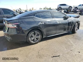 2021 Nissan Maxima SV with VIN 1N4AA6CV4MC510745, listed as a Copart auction lot 46639285 with 62,700 mi miles and Clean Title. Bid and sale history available at carsss.com. Image 3.