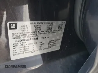 2016 Chevrolet Suburban LT z VIN 1GNSKHKC6GR139068, wystawiony jako Copart lot #50499125 z przebiegiem 154 239 mil mil oraz Szkoda całkowita • Salvage title. Historia ofert i sprzedaży dostępna na DreamBid. Obrazek 13.