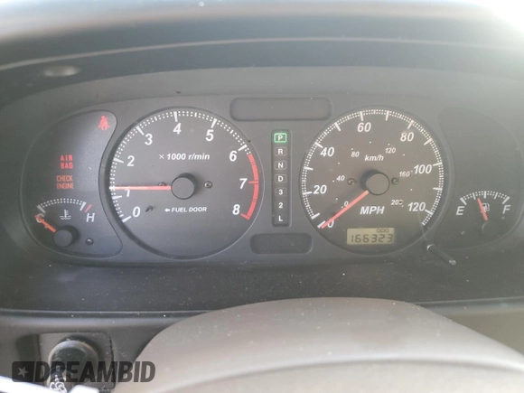 2002 Isuzu Rodeo S with VIN 4S2CK58W324325318, listed as a Copart auction lot 78851294 with 166,323 mi miles and Salvage Title. Bid and sale history available at DreamBid. Image 9.
