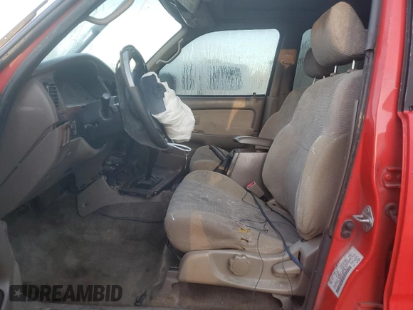 2000 Toyota 4Runner SR5 with VIN JT3GN86RXY0174498, listed as a Copart auction lot 43380235 with 307,230 mi miles and Salvage Title. Bid and sale history available at DreamBid. Image 7.