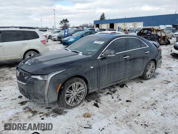 2020 Cadillac CT4 Premium Luxury with VIN 1G6DF5RK8L0156215, listed as a Copart auction lot 41991235 with 36,368 mi miles and Non Repairable. Bid and sale history available at carsss.com. Image 1.