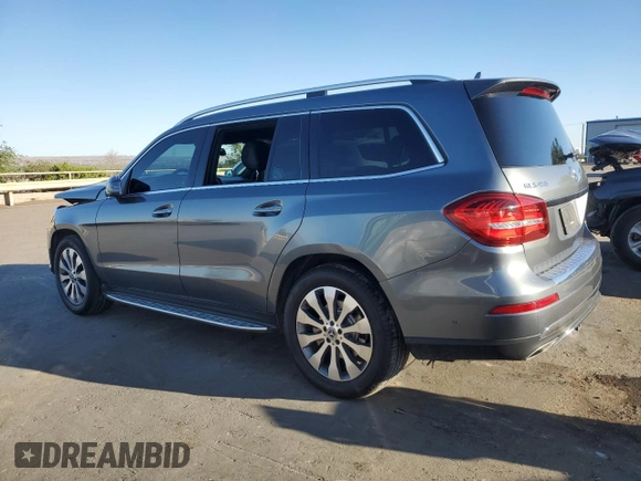 2019 Mercedes-Benz GLS 450 with VIN 4JGDF6EE5KB198424, listed as a Copart auction lot 56060955 with 65,016 mi miles and Salvage title. Bid and sale history available at DreamBid. Image 2.