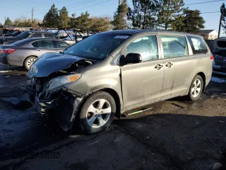 2012 Toyota Sienna with VIN 5TDZK3DC7CS177475, listed as a Copart auction lot 42987655 with 171,641 mi miles and Salvage Title. Bid and sale history available at carsss.com. Image 1.