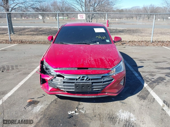 2020 Hyundai Elantra SE with VIN 5NPD74LF5LH619835, listed as a IAAI auction lot 41620772 with 39,744 mi miles. Bid and sale history available at carsss.com. Image 12.