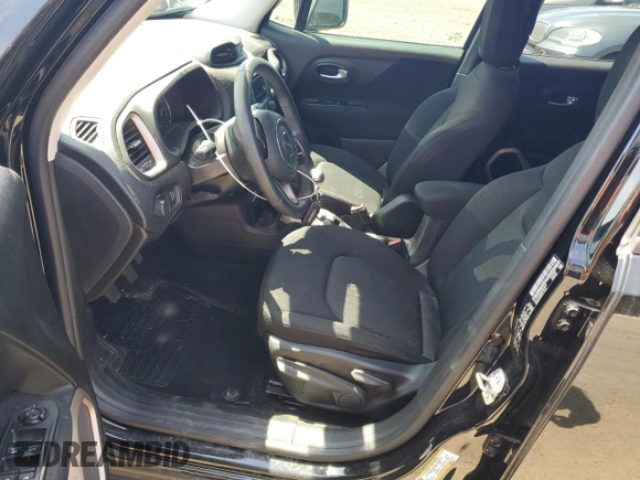 2017 Jeep Renegade Sport with VIN ZACCJAAH4HPF49470, listed as a Copart auction lot 53633315 with 107,962 mi miles and Clean title. Bid and sale history available at DreamBid. Image 7.