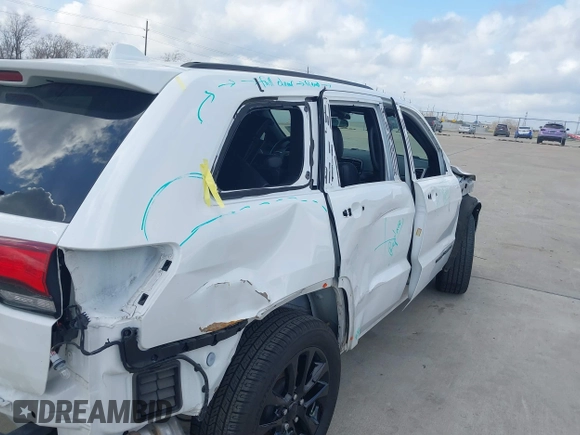 2021 Jeep Grand Cherokee Laredo X with VIN 1C4RJEAG9MC713822, listed as a IAAI auction lot 41527043 with 45,143 mi miles and . Bid and sale history available at DreamBid. Image 19.