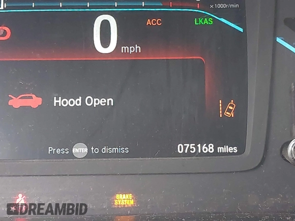 2019 Honda Odyssey Elite with VIN 5FNRL6H93KB077180, listed as a IAAI auction lot 41936408 with 75,168 mi miles and . Bid and sale history available at DreamBid. Image 15.