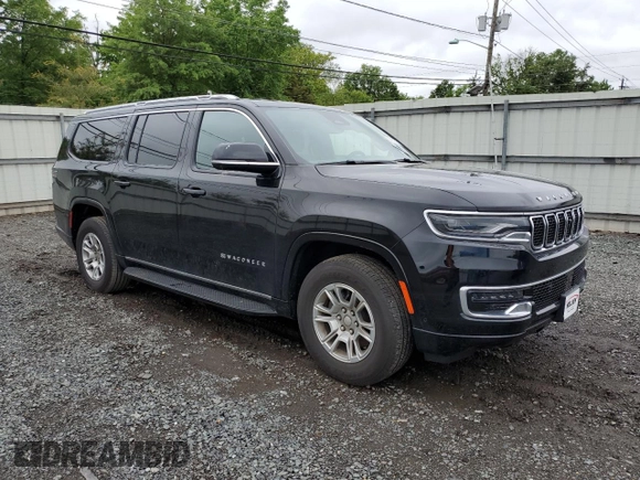 2024 Jeep Wagoneer с VIN 1C4SJSAP5RS193311, выставлен на аукционе Copart как лот 58361425 с пробегом 7 360 миль миль и Списание • Salvage title. История ставок и продаж доступна на DreamBid. Изображение 4.